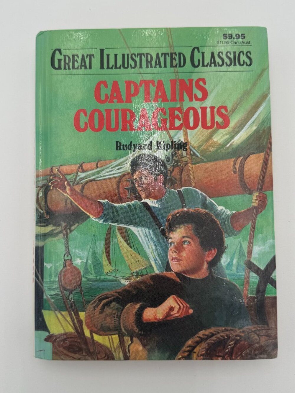 Captains Courageous Rudyard Kipling Hardcover Great Illustrated Classics